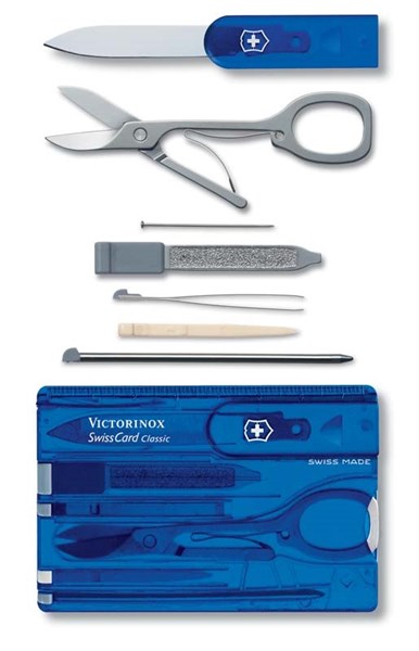 Швейцарская карточка SwissCard Classic Викторинокс (Victorinox) 0.7122.T2 - фото 100133