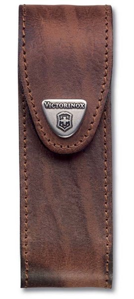 Кожаный чехол на ремень для ножа 111 мм (толщиной 4-6 уровней) Викторинокс (Victorinox) 4.0548 - фото 100233