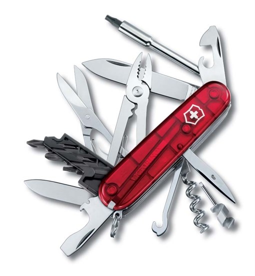 Нож перочинный CyberTool 34 Викторинокс (Victorinox) 1.7725.T - фото 100524