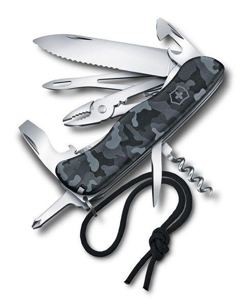 Нож перочинный Skipper Navy Camouflage Викторинокс (Victorinox) 0.8593.W942 - фото 100636