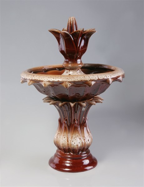 Настольный фонтан Лотос цвет: коричневый - фото 111985