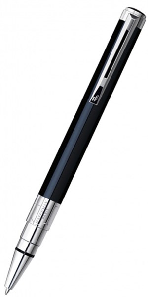Ручка шариковая Ватерман (Waterman) Perspective (S0830760) Black CT M синие чернила подар.кор. - фото 115717