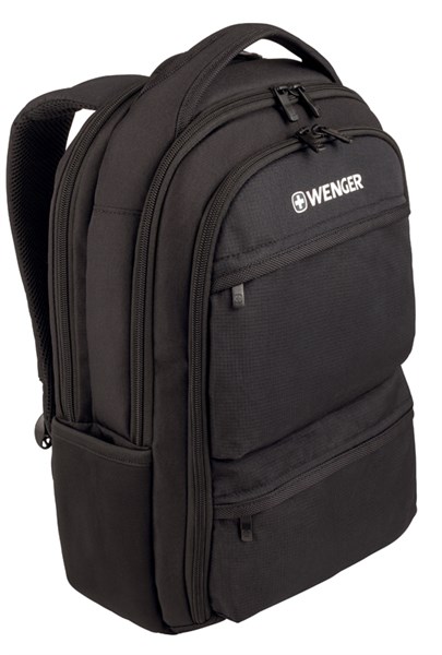Рюкзак Венгер (Wenger) 15.6", черный, полиэстер, 32 x 21 x 43 см, 16 л - фото 172364