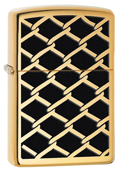 Широкая зажигалка Zippo Fence Design 28675 - фото 172506