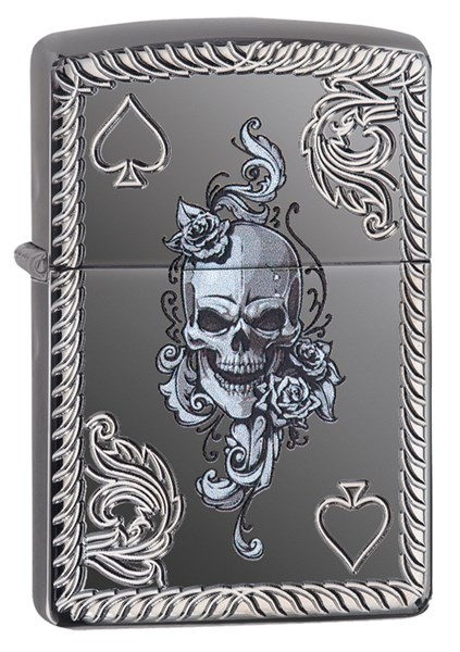 Зажигалка Zippo Armor® с покрытием Black Ice®, 29666 - фото 184719