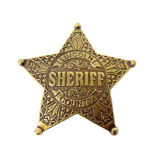 Значок шерифа DE-104 - фото 185928