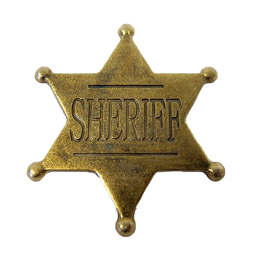 Значок шерифа DE-106 - фото 186175