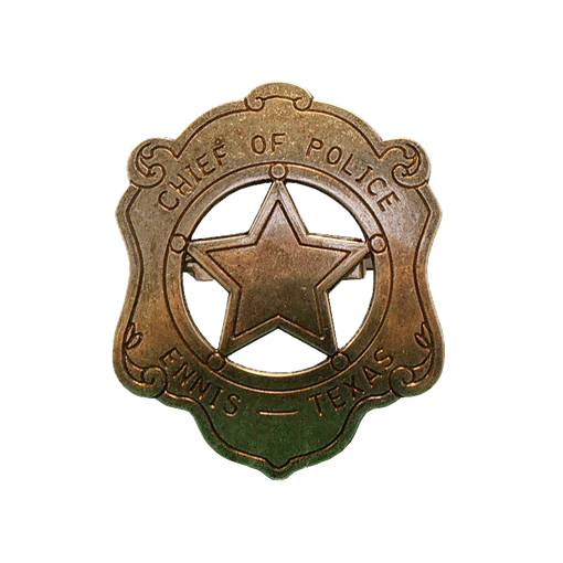 Значок шефа полиции DE-110 - фото 186480