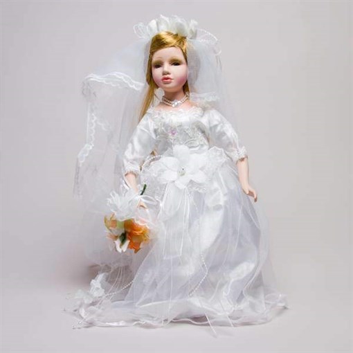 Кукла -невеста фарфоровая   Мэгги YF-HM-164815 - фото 186486