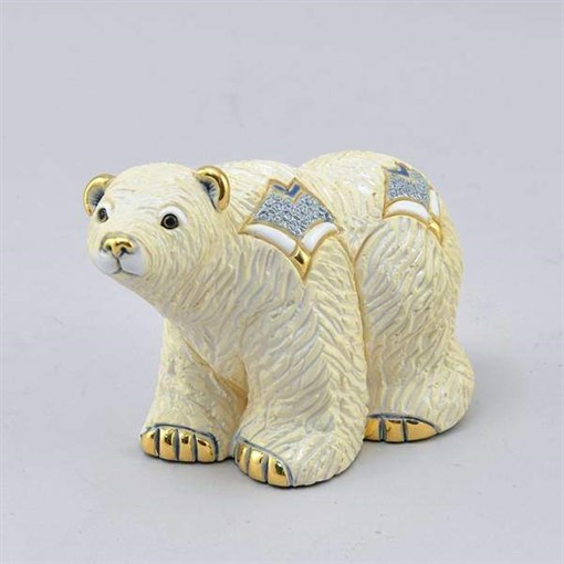 Статуэтка керамическая Полярный медведь DR-F-163 - фото 186522