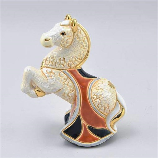 Статуэтка керамическая Лошадь белая DR-F-165-W - фото 186524