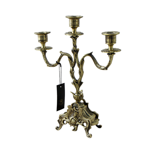 Канделябр Дон Луиш 3-х рожковый, антик BP-14050-A - фото 186728