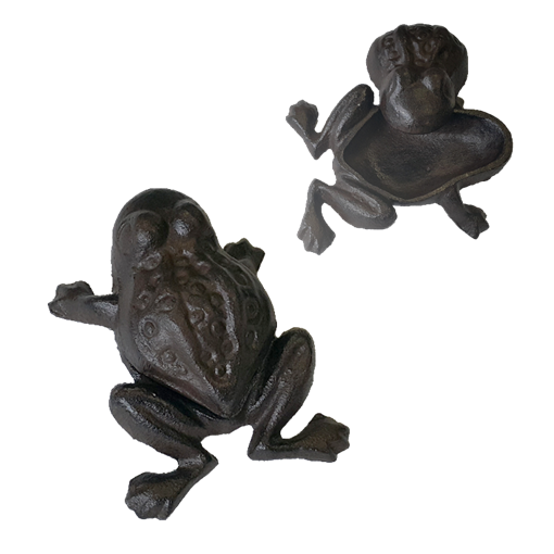 Шкатулка чугун Лягушка YM-KH-6069 - фото 186859