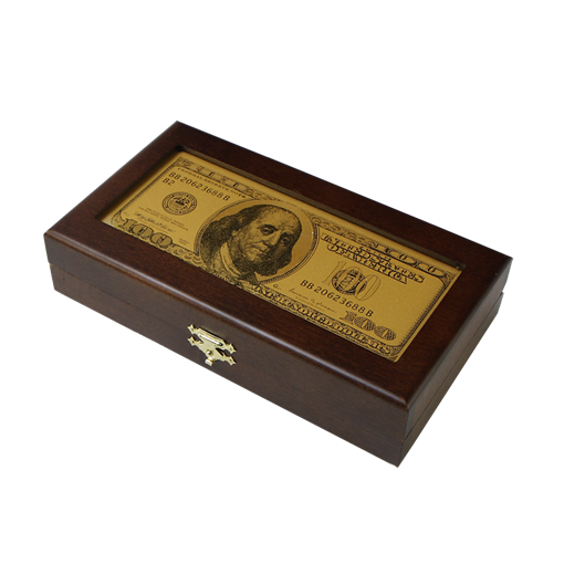 Купюрница c банкнотой 100 USD HB-MB-USD - фото 187286