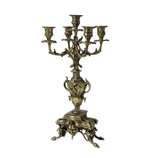 Канделябр Каранка 5-ти рожковый, антик BP-14064-A - фото 187353