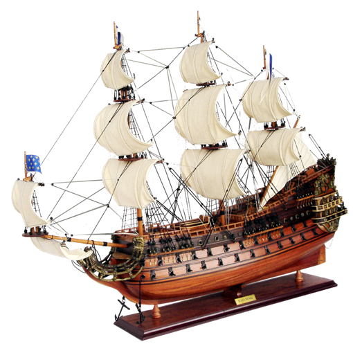 Модель парусника Soleil Royal, Франция TS-0011-40-W - фото 187368