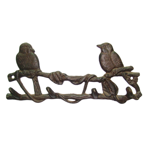 Вешалка настенная  Птички , 4 крючка YM-HK-0626-2 - фото 187400