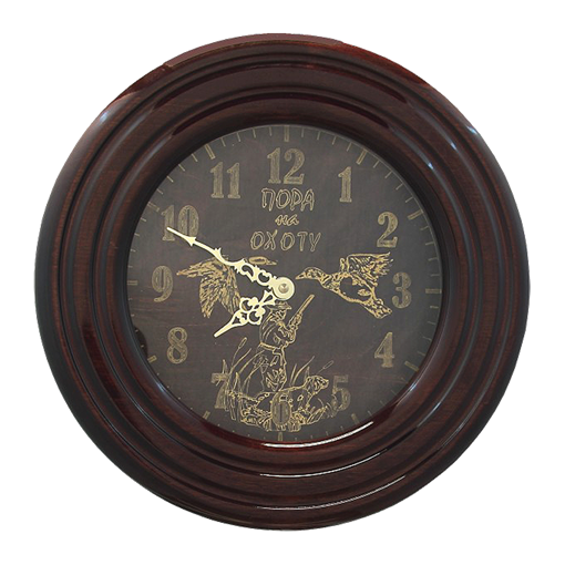 Часы настенные деревянные Ч-ОХ - фото 187419