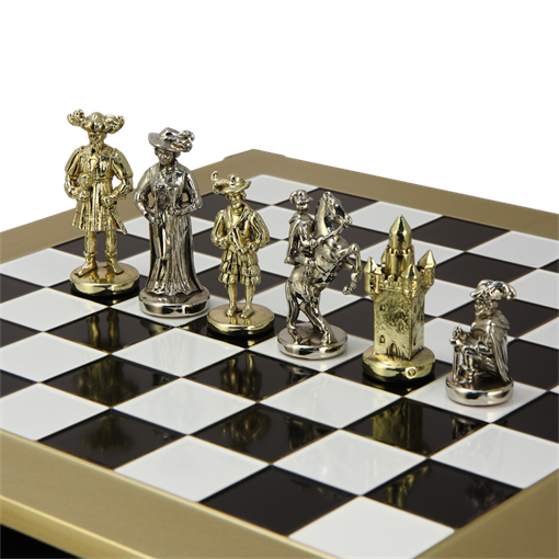 Шахматный набор Рыцари Средневековья MP-S-12-44-BLA - фото 187466