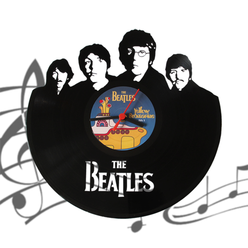 Часы виниловая грампластинка  The Beatles WL-20 - фото 187487