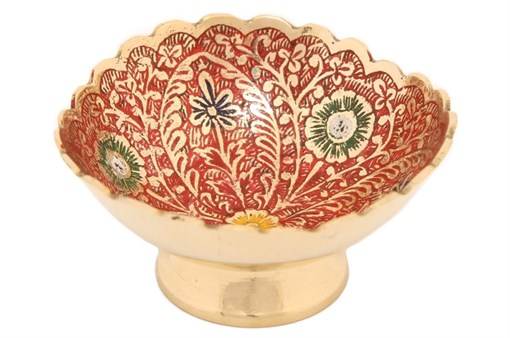 Ваза-фруктовница, латунь цветная BE-6500977 - фото 187503