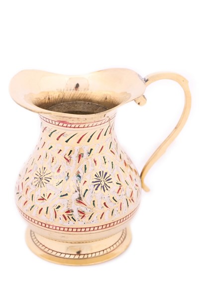 Ваза-кувшин  Мелкий Лист , 5.5 , цветная эмаль BE-6501456 - фото 187593