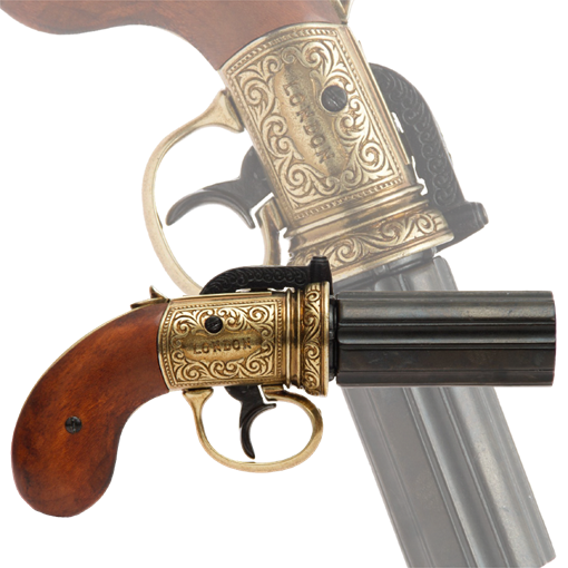 Револьвер  Пепербокс  6 стволов, Англия, 1840 г DE-5071 - фото 187643