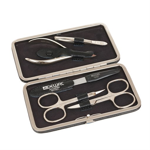 Маникюрный набор Dewal 5 предметов в футляре 503BL - фото 188598