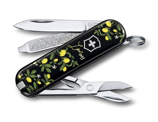 Нож перочинный Викторинокс (Victorinox) Classic LE2019 When life gives you Lemons 0.6223.L1905 - фото 188947