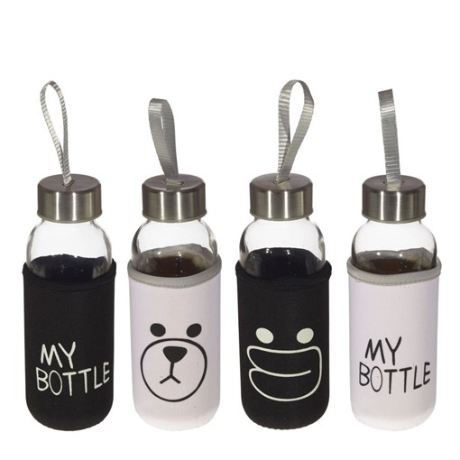 Бутылка "My bottle" в чехле, 320 мл, L6 W6 H17 см - фото 194314