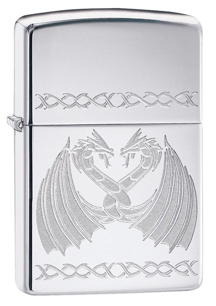 Зажигалка ZIPPO Dancing Dragons 29988 - фото 198011