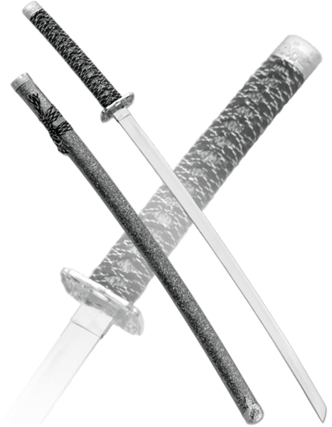 Меч самурайский . Ножны серый мрамор - фото 206316