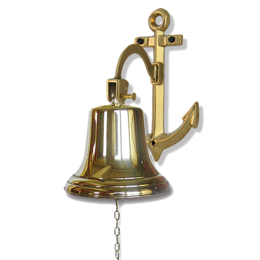 Рында на кронштейне Якорь диаметр 18 см - фото 206338