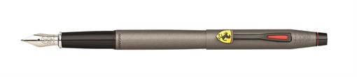 Ручка перьевая Кросс (Cross) Classic Century Ferrari Gray Satin Lacquer, перо тонкое F FR0086-128FS - фото 206788
