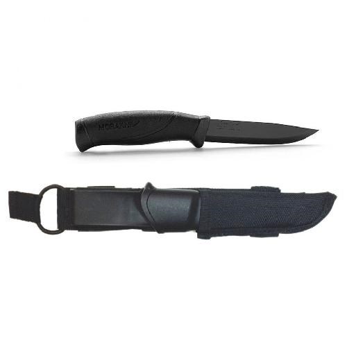 Нож Morakniv Companion Tactical BlackBlade, нержавеющая сталь, черный клинок, 12351 - фото 208732