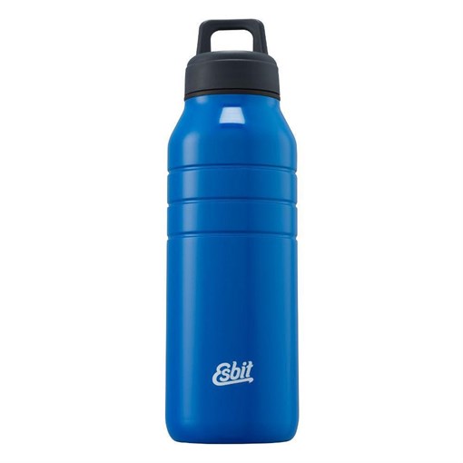 Бутылка для воды Esbit Majoris из нержавеющей стали, синяя, 1.0 л, DB1000TL-B - фото 209903