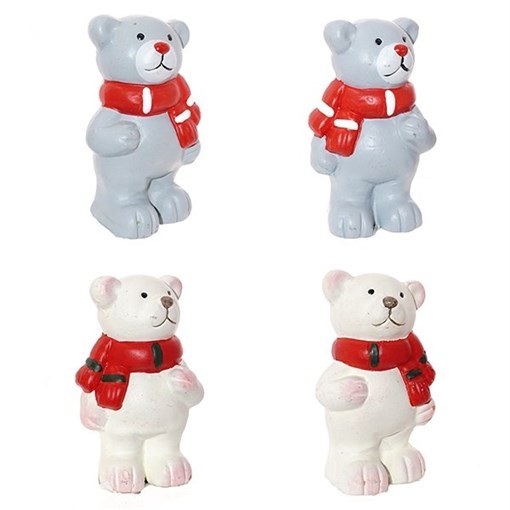 Фигурка декоративная   "Медвежонок", L3,6 W3 H6 см, 4в., (б/инд.уп) - фото 210507