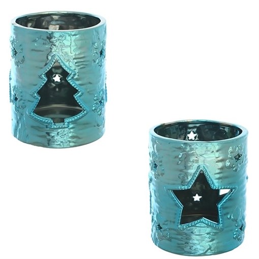 Подсвечник "Звезда/Ёлка" L10 W10 H11,5см 263825 - фото 213491