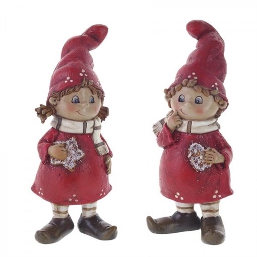 Фигурка декоративная "Мальчик/Девочка" L6 W4 H14см - фото 214197