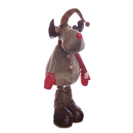 Игрушка набивная "Лось" (телескопич.) L42 W32 H155 см - фото 214753