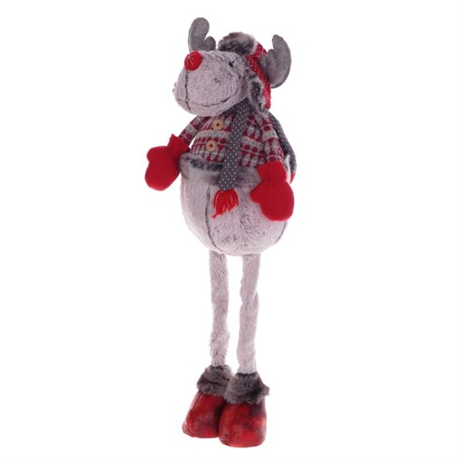 Игрушка набивная "Лось" (телескопич.) L30 W27 H118 см - фото 216157