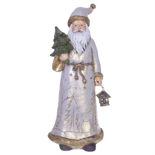 Фигурка новогодняя "Дед Мороз" L13 W12,5 H31,5 см 743945 - фото 217301