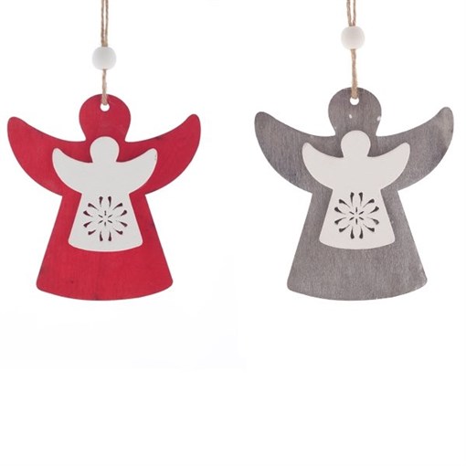 Украшение новогоднее "Ангел", L10 W1 H10 см, 2в., (б/инд.уп) - фото 217863