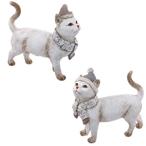 Фигурка декоративная "Кошка" L19,5 W7,5 H17,5см - фото 218794