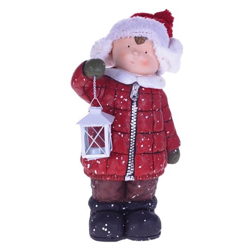 Фигурка декоративная "Мальчик" L24,5 W21,5 H46 см 719361 - фото 218818