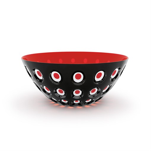 Салатница le murrine 25 см черная - фото 226065