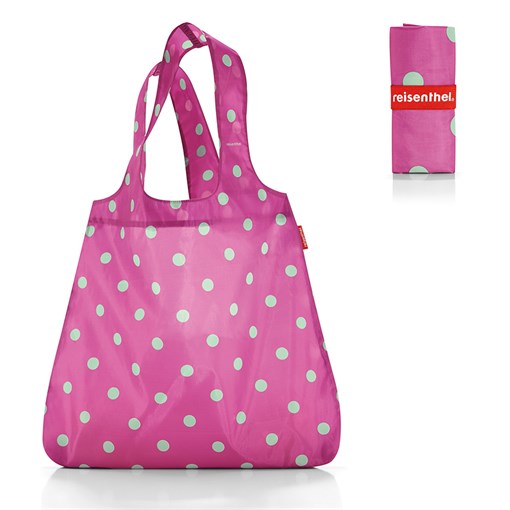 Сумка складная mini maxi shopper magenta dots - фото 228752
