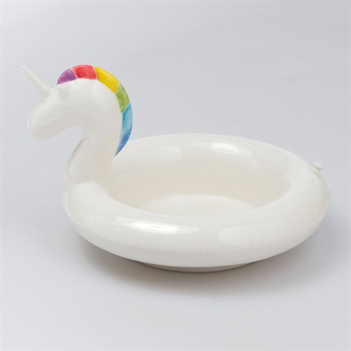 Миска сервировочная керамическая floatie unicorn - фото 236225