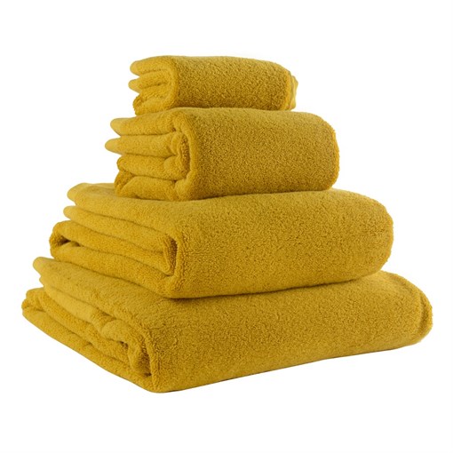 Полотенце банное горчичного цвета essential, 90х150 см - фото 242401