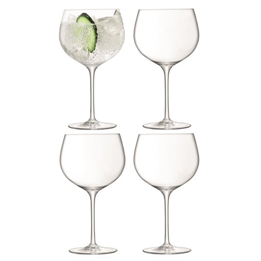 Набор из 4 круглых бокалов balloon, 680 мл - фото 244026